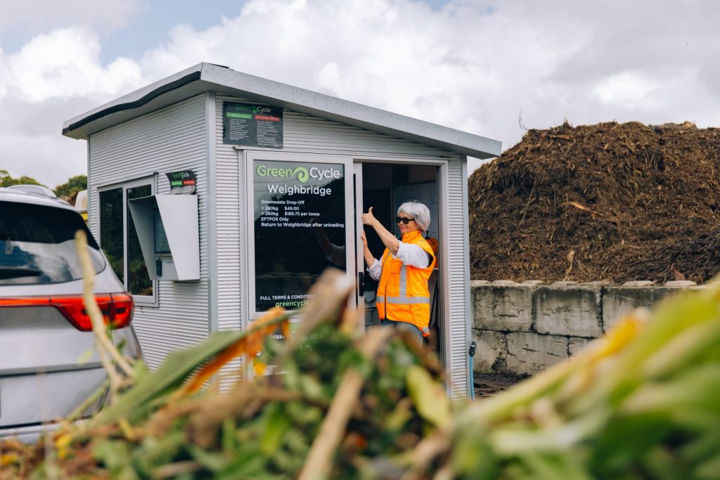 Our central yard in Penrose