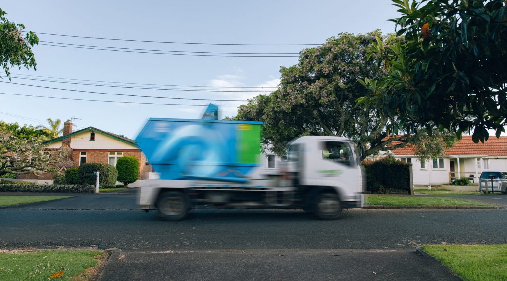 Garden Waste skip bin delivered to Auckland home